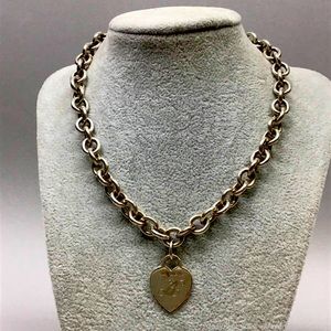 Return to Tiffany® Heart Tag Toggle Necklace in Silver